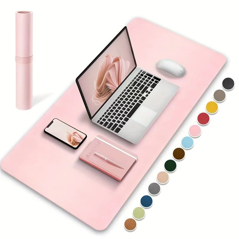 Desk Setup Ergonomic - 1 個大型サイズ 600*300 ミリメートルオフィスデスクプロテクターマット PU レザー防水マウスパッドデスクトップキーボードデスクパッドゲームマウスパッド