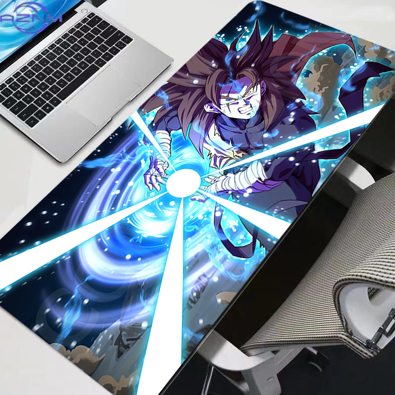 Desk Pad Leather Large - レザー製ドラゴンボールZマウスパッド、ラバー製大型PCマウスパッド、ゲーマー向けゲーミングマウスパッド、デスクキーボードマット、DBZコンピューターラップトップマット