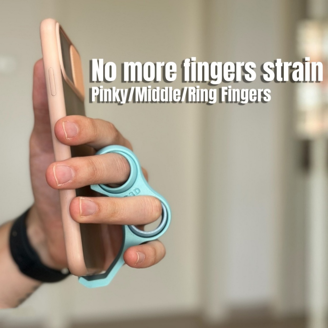 Desk Setup Stand - 1個入り携帯電話グリップホルダー、フィンガーリンググリップスタンド、男女兼用キャンディカラー携帯電話ホルダースタンド、女の子向けユニバーサルハンドセットブラケット