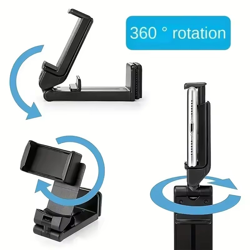 Desk Setup Stand - 多機能列車シート用スマートフォンスタンド、調整可能なセルフィーホルダー、機内用携帯電話ホルダー、ポータブルトラベルデスク、フライトサポート