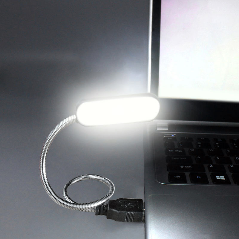 ミニ 4 LED ブックランプポータブル USB 読書ナイト - Desk Setup Maker のレビューと価格