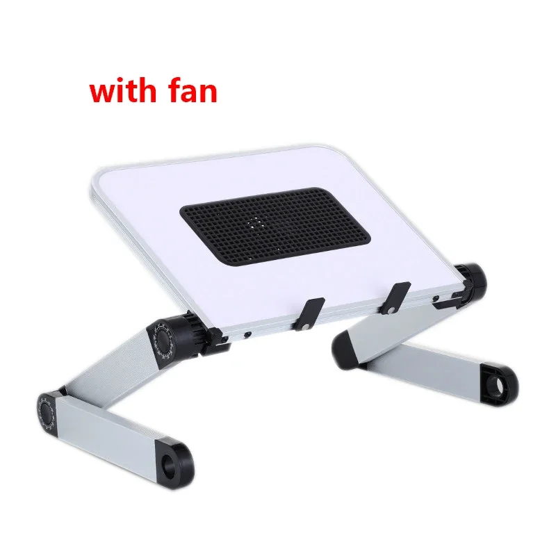 冷却ファン付き調節可能なラップトップスタンド 高さ角度調整可 - Desk Setup Maker のレビューと価格