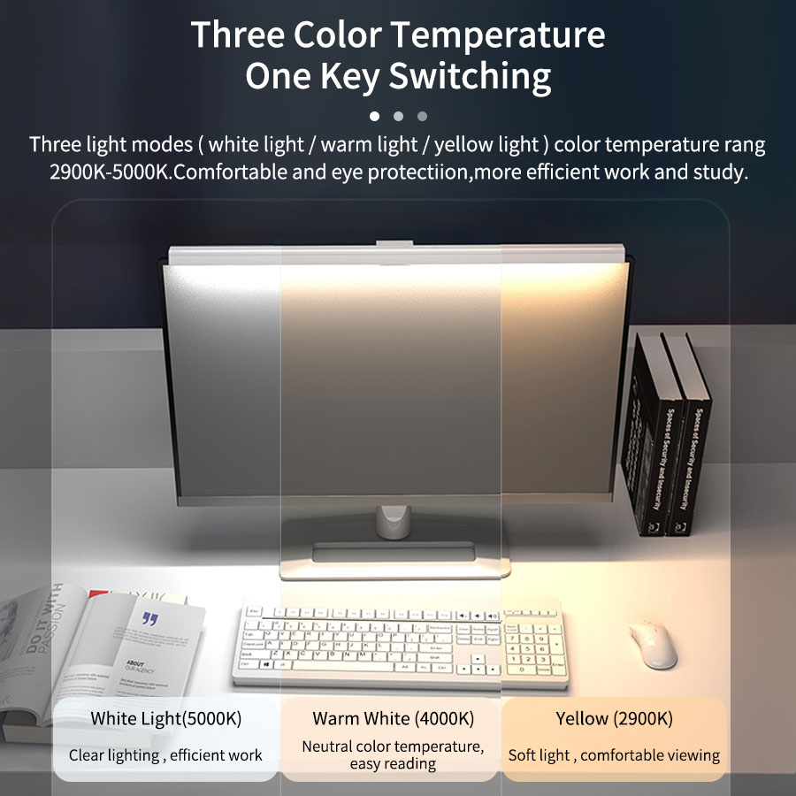 50 センチメートルコンピュータモニターライトバースクリーン - Desk Setup Modern のレビューと価格