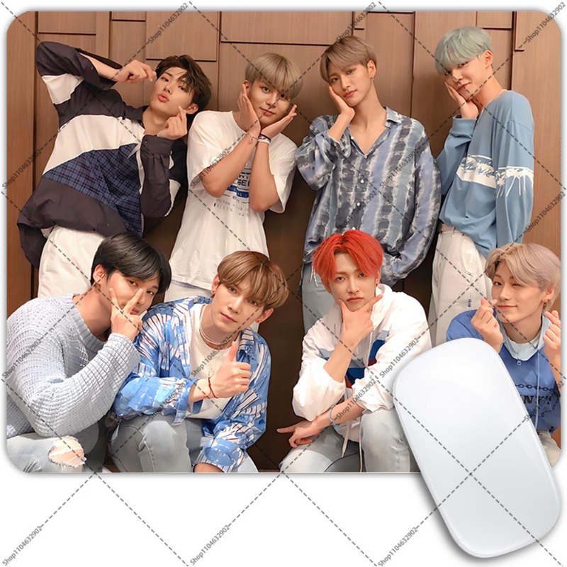 Kpop ATEEZ 女性男性マウスパッド小さなデスクパッド - Desk Setup Kpop のレビューと価格