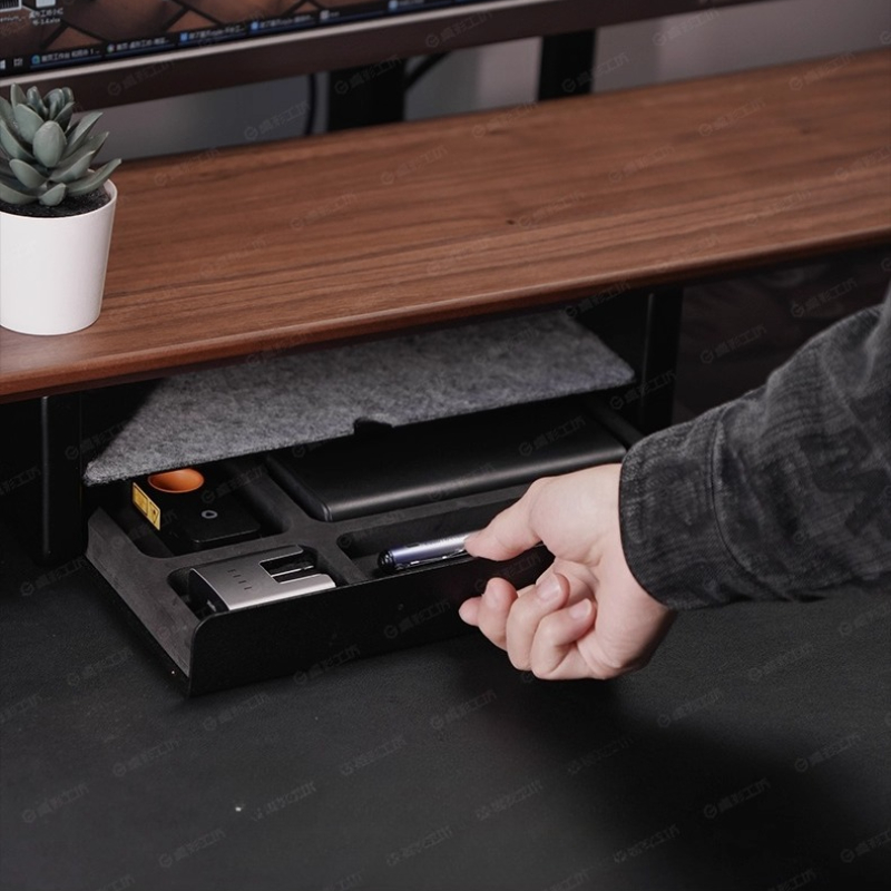 モニタースタンドライザー収納引き出しオフィスデスクオーガナイ - Desk Setup Ergonomic のレビューと価格