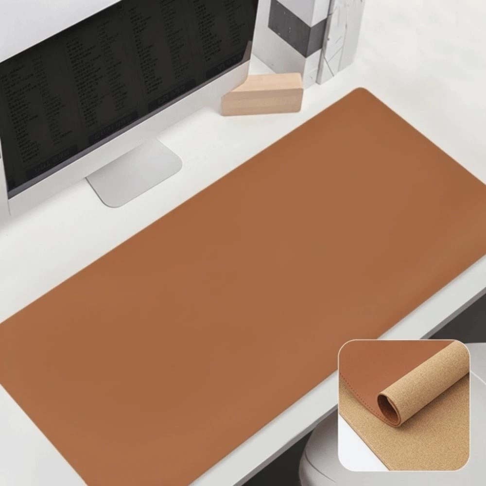 デスクブロッター レザーライティングパッド コルク防水テーブ - Desk Pad Leather Large のレビューと価格