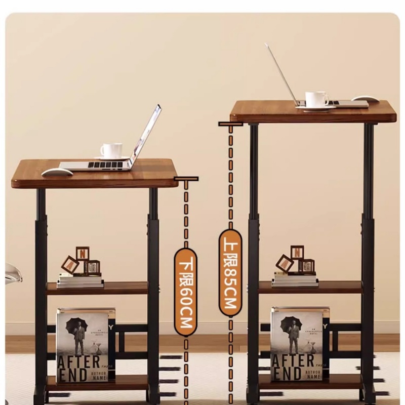 可動式リフティングベッドサイドテーブルベッドサイド小さなテー - Desk Setup Maker のレビューと価格