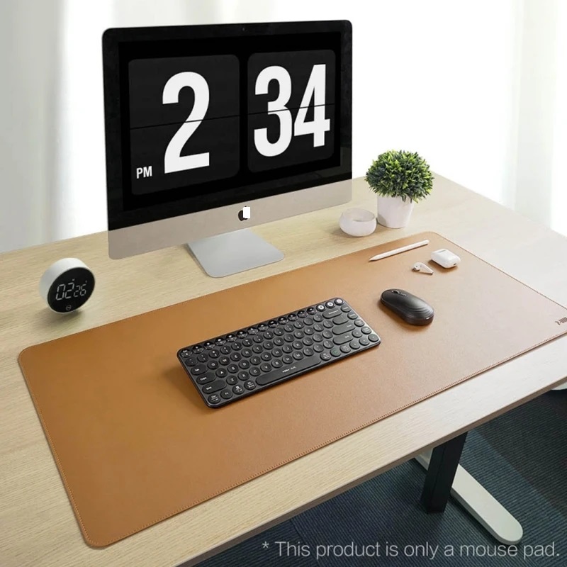 Miiiw-大型レザーコルクマウスパッド,防水,ソフト,耐久 - Desk Pad Leather Large のレビューと価格