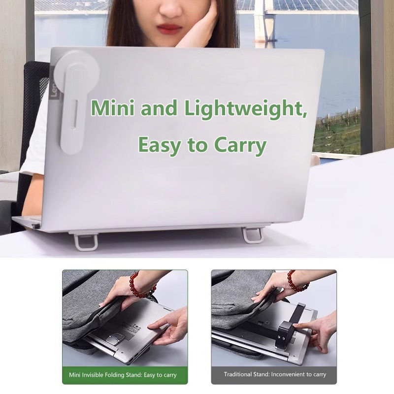 ミニポータブルノートパソコンスタンドホルダー、ノートブックサ - Desk Setup Maker のレビューと価格