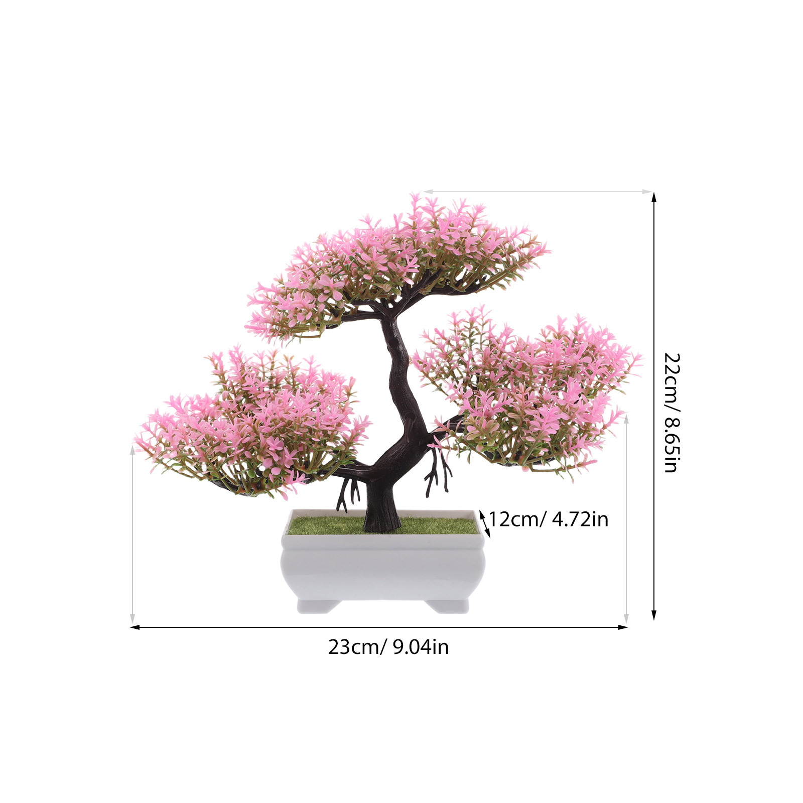 造花盆栽、人工観葉植物、模造松、小型鉢植え、卓上や玄関、部屋 - Plant Pot Small Desk のレビューと価格