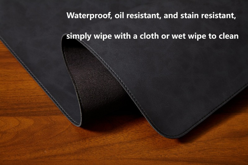 大型マウスパッド デスクパッド 防水 マウスパッド デスクマ - Desk Pad Leather Large のレビューと価格