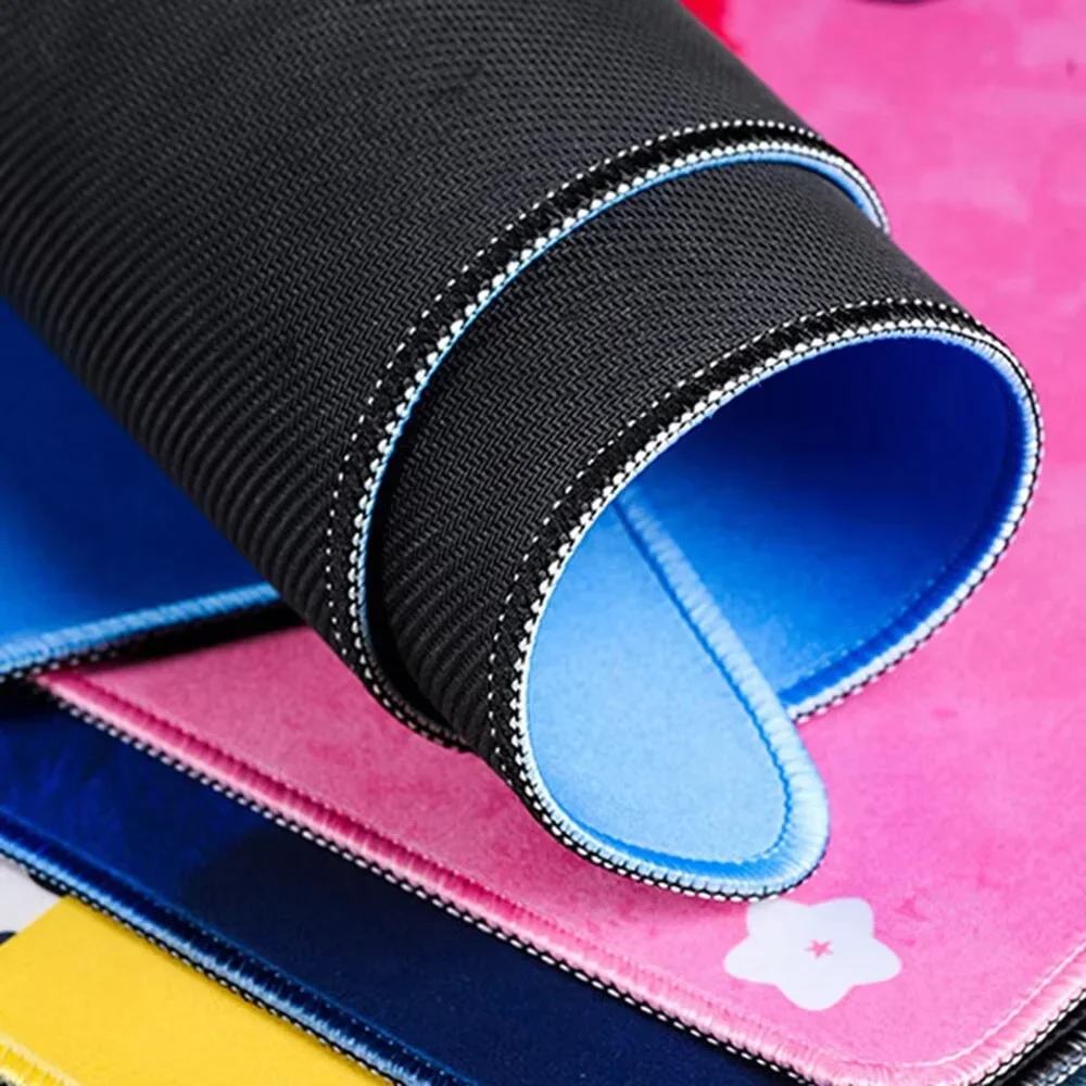グレーマウスパッド 大/小 オーバーロック加工 マウスパッド - Desk Setup Accessories Aesthetic のレビューと価格