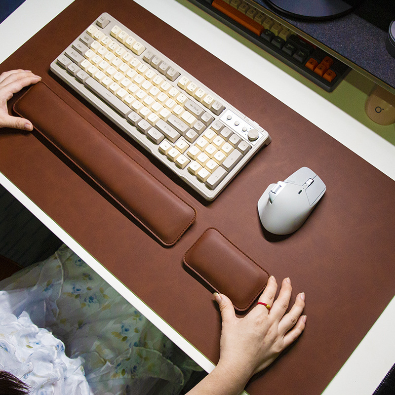 デスクマット 防水PUマウスパッド 大型マウスパッド ノート - Desk Pad Leather Large のレビューと価格