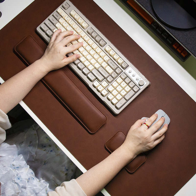 デスクマット 防水PUマウスパッド 大型マウスパッド ノート - Desk Pad Leather Large のレビューと価格