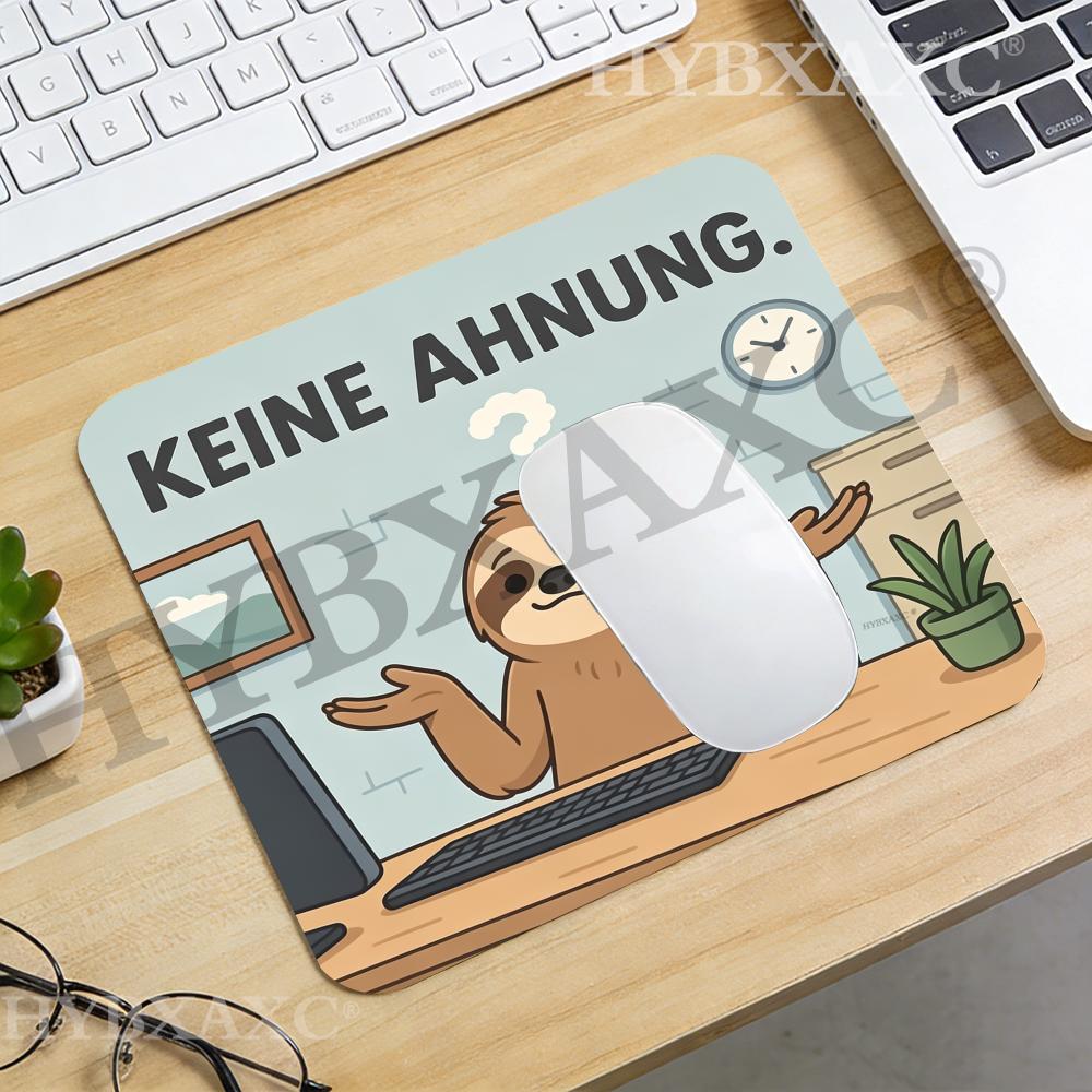 HYBXAXC 面白いナマケモノ「Keine Ahnung」 - Work Desk Home Setup のレビューと価格