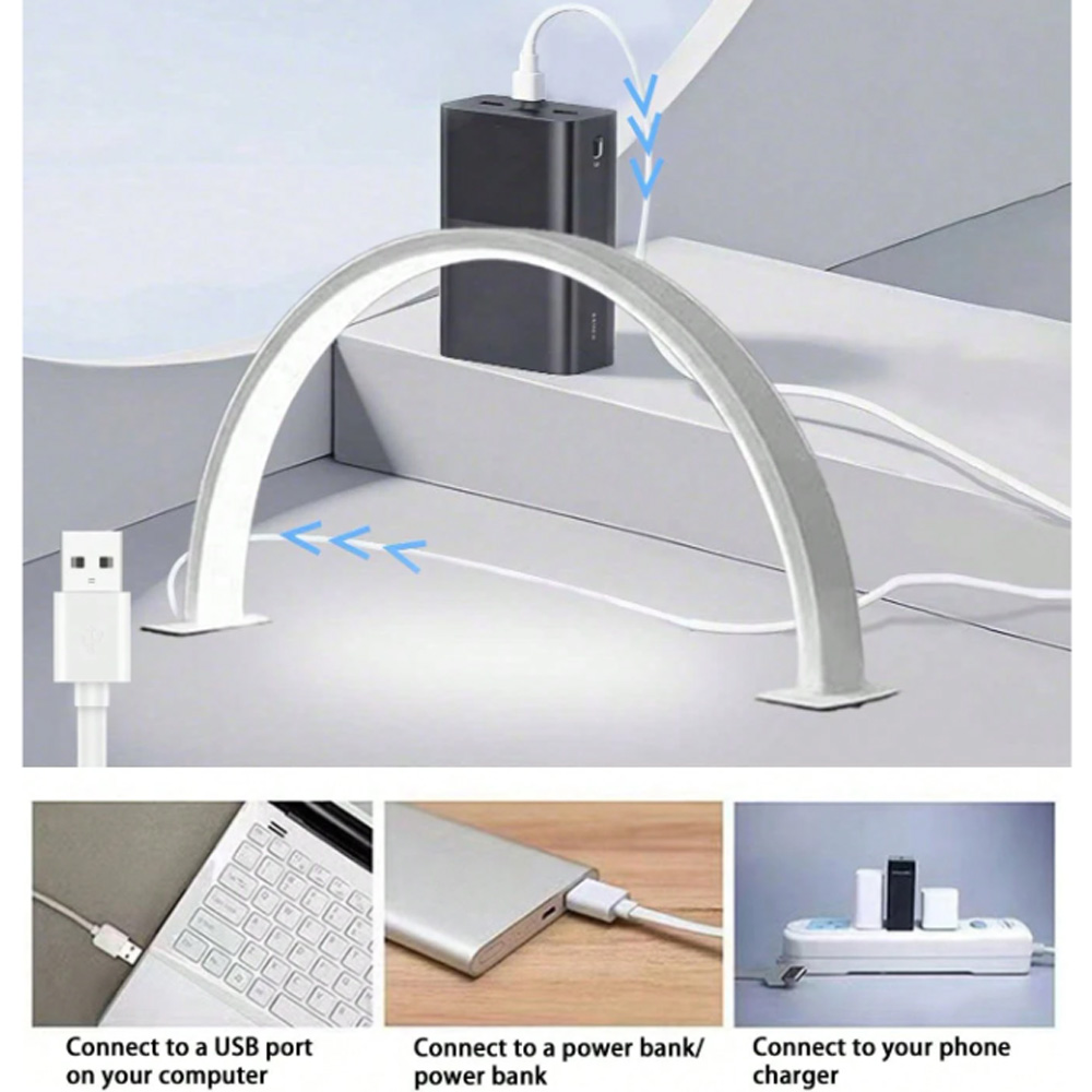 ネイルランプ 40/66CM 補光ライト USB 5V LE - Desk Setup Modern のレビューと価格