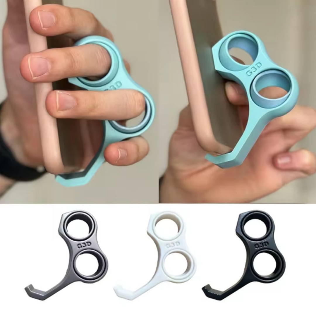 1個入り携帯電話グリップホルダー、フィンガーリンググリップス - Desk Setup Stand のレビューと価格