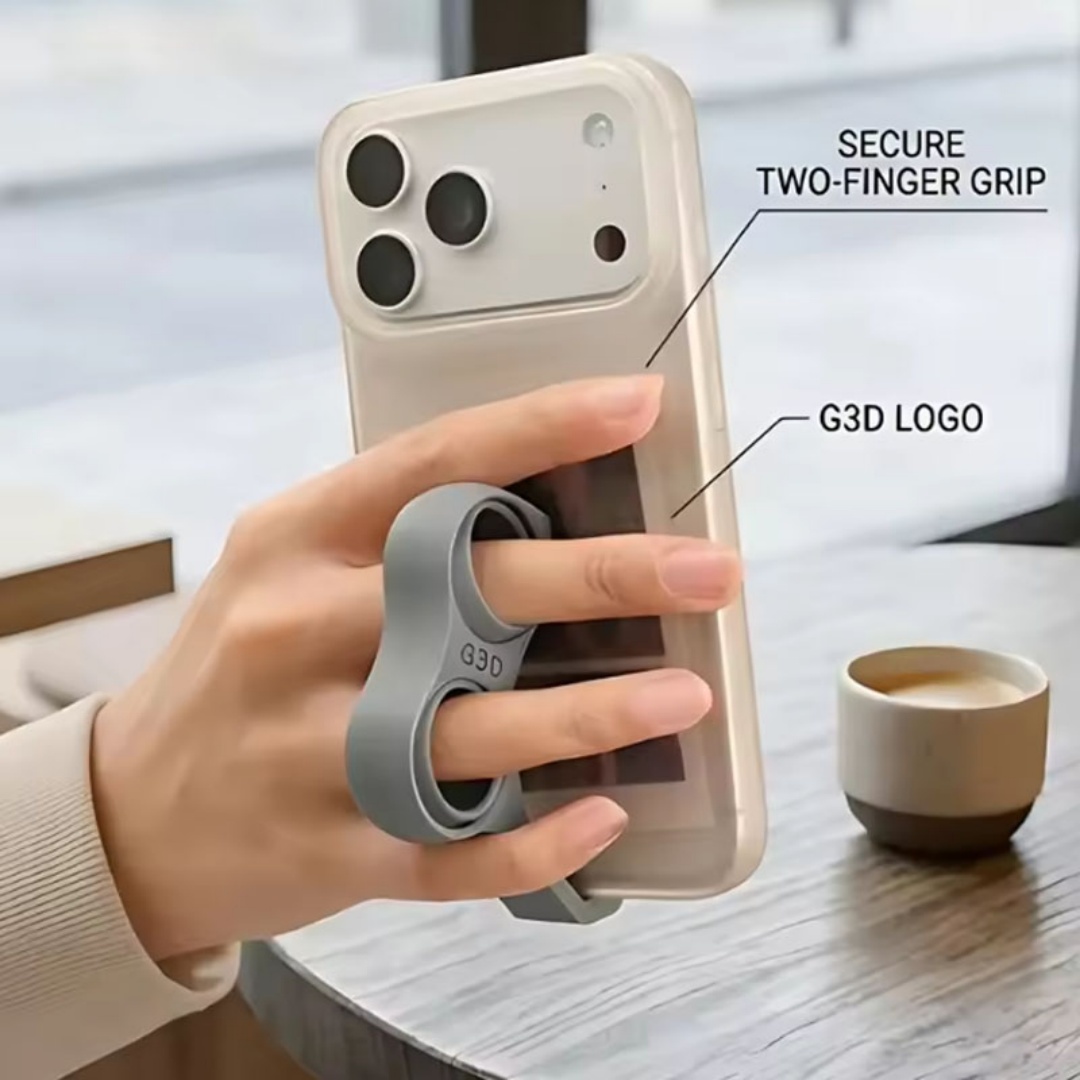 1個入り携帯電話グリップホルダー、フィンガーリンググリップス - Desk Setup Stand のレビューと価格