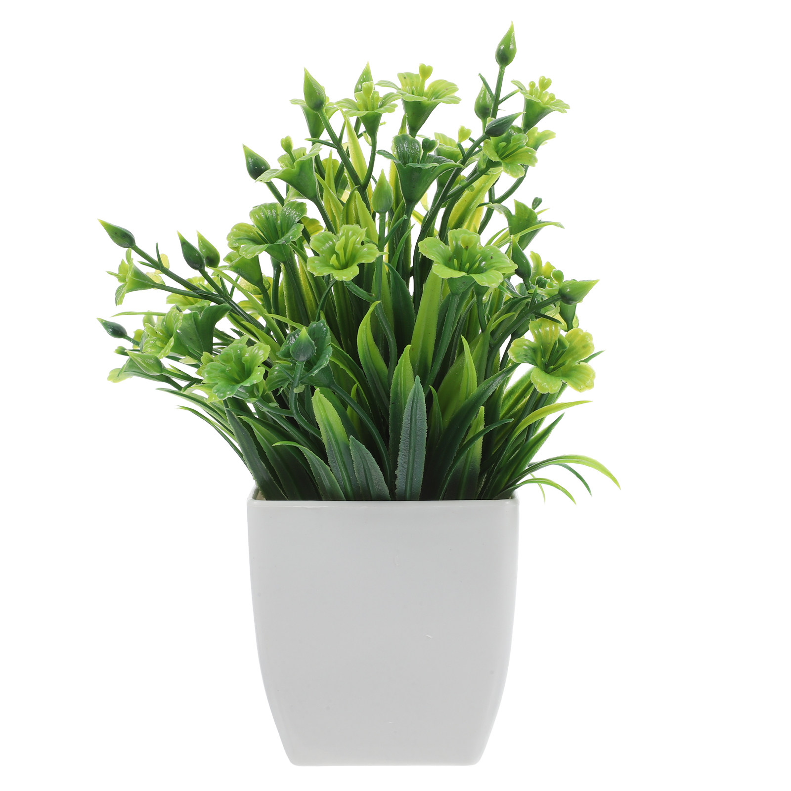 リアルな造花、小型の観葉植物、室内用、デスクやオフィスの装飾 - Plant Pot Small Desk のレビューと価格