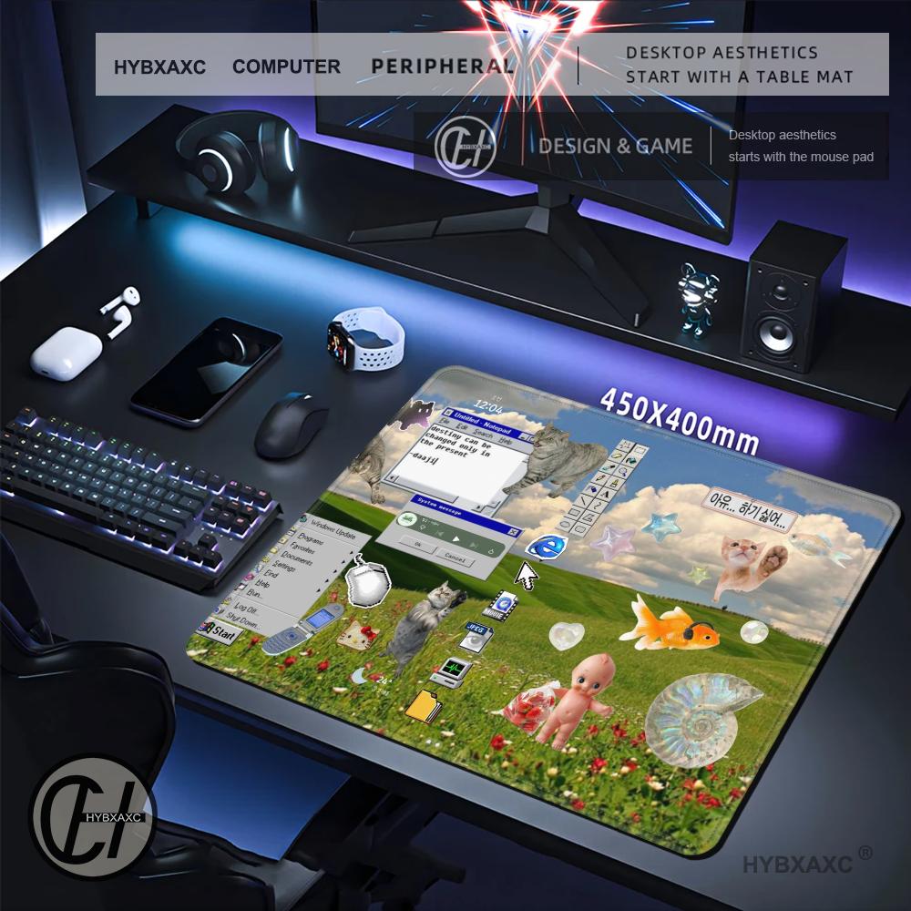 HYBXAXC　面白い動物のミームがプリントされたマウスパッ - Work Desk Home Setup のレビューと価格