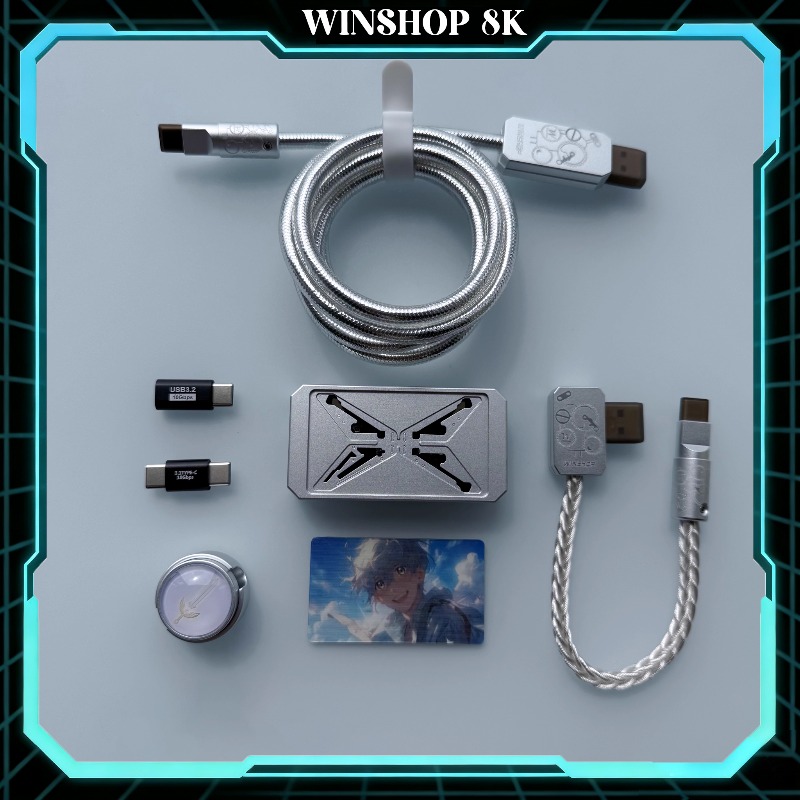 WINSHOP Esports HUB デュアルイン 4 ア - Desk Setup Accessories Aesthetic のレビューと価格