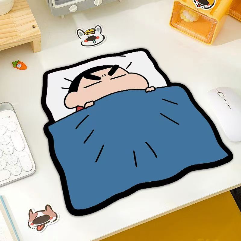 かわいいクレヨンしんちゃんマウスパッド、ゴム製滑り止めベース - Desk Setup Ergonomic のレビューと価格