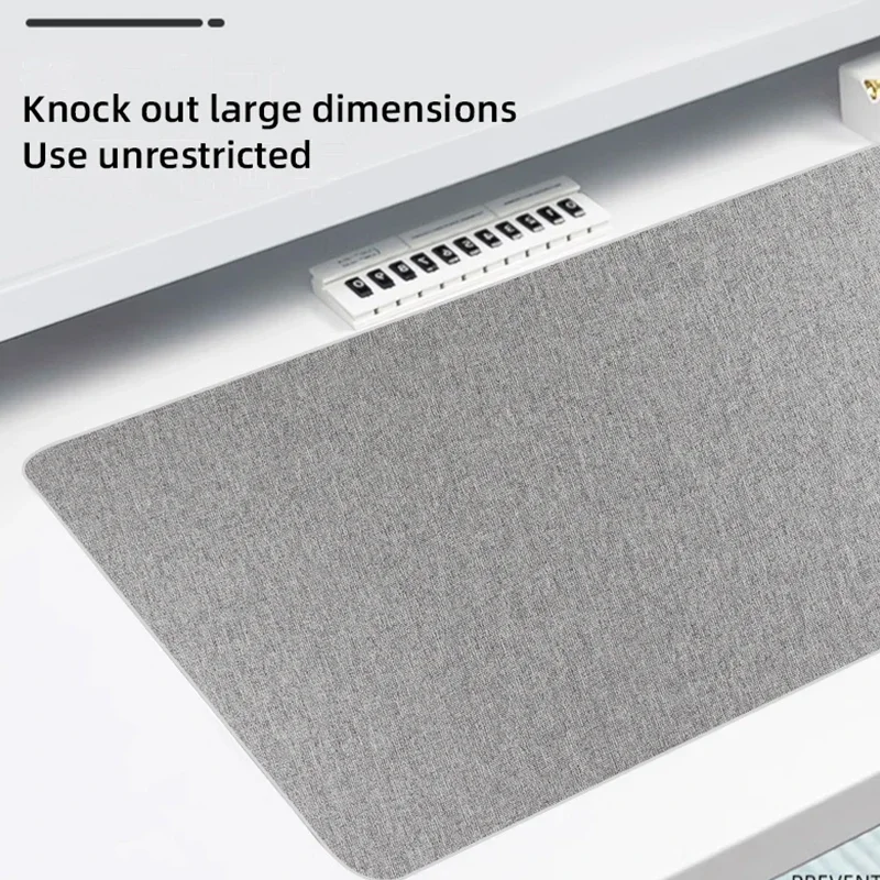 綿と麻のゴム製XXLマウスパッド、ゲーミングマウスパッド、大 - Desk Setup Accessories Aesthetic のレビューと価格