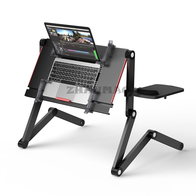 ベッドに横たわる、ラップトップデスク、折りたたみ式タブレット - Desk Setup Maker のレビューと価格