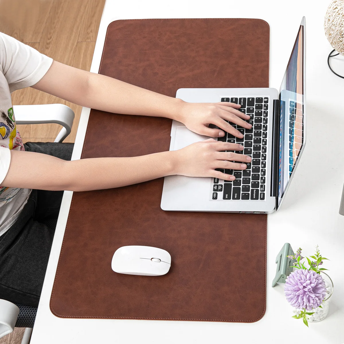 デスクパッド防水 PU マウスパッドデスクマット保護カバー大 - Desk Setup Accessories Aesthetic のレビューと価格